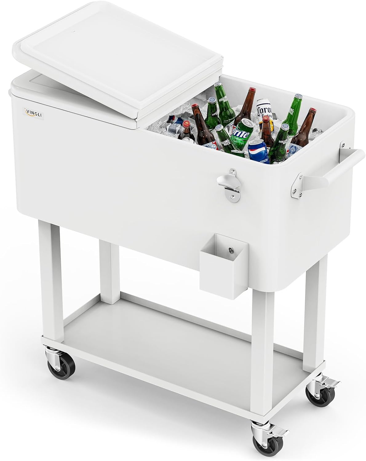 Portable Patio Party Bar Drink Cart