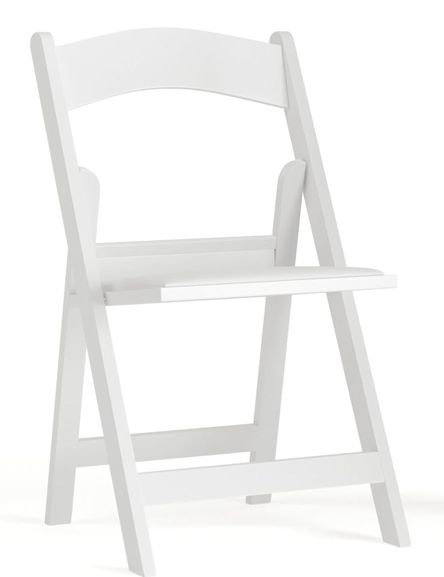White Resin Chair